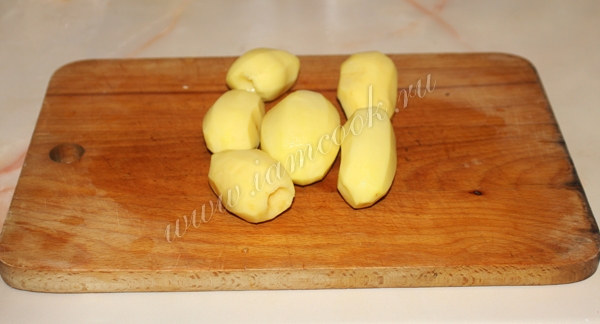 Картошка на доске