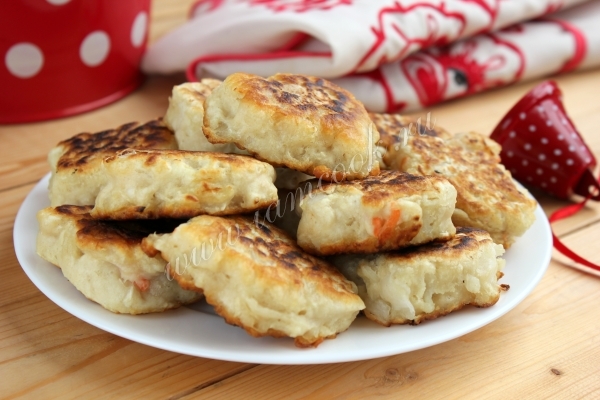 Рецепт постных оладьев из капусты