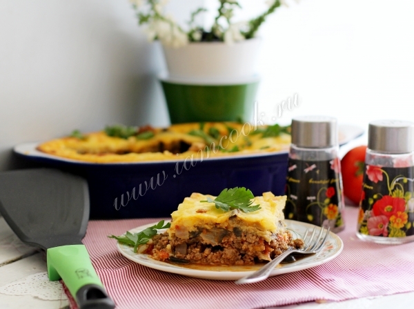 Рецепт мусаки с баклажанами