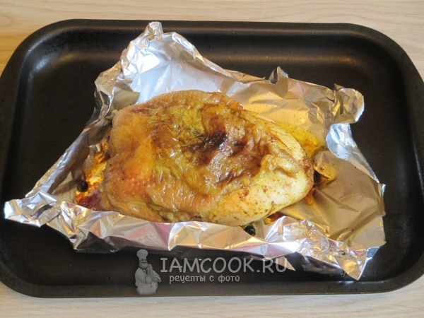 Куриные грудки запеченные в фольге