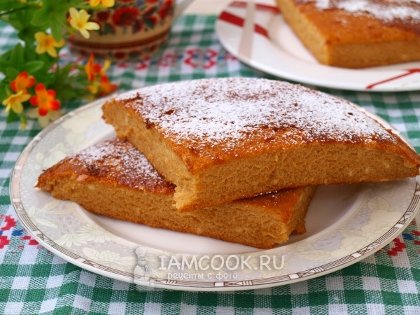 Рецепт бисквита без яиц