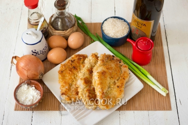 Ингредиенты для кацудон