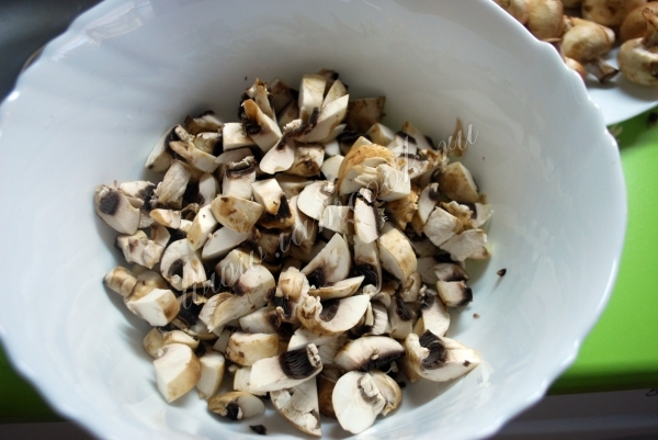 Грибы резанные