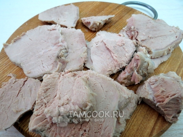 Порезать мясо