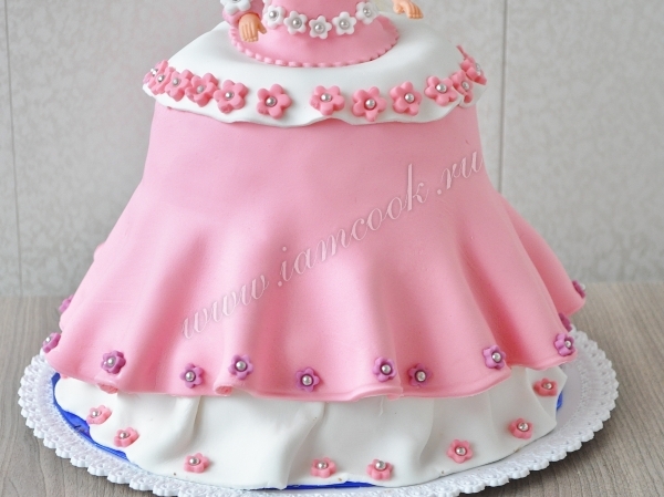 Украшение платья куклы