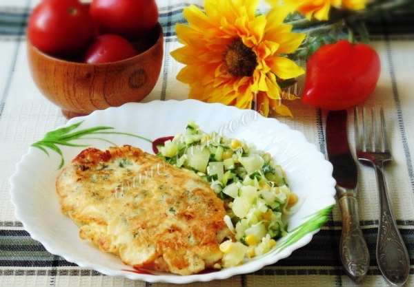 Отбивные из куриной грудки, фото