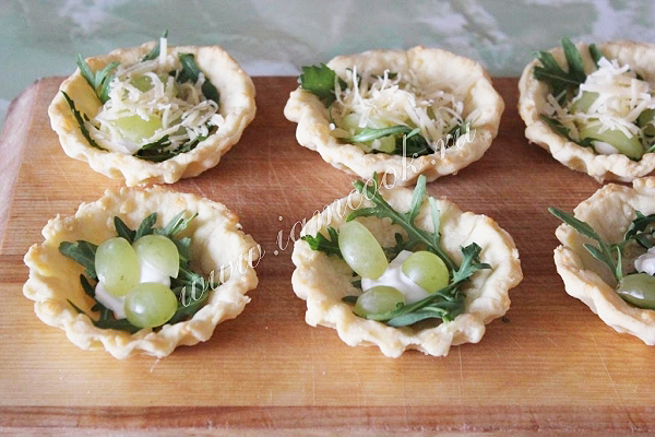 Тарталетки с сыром