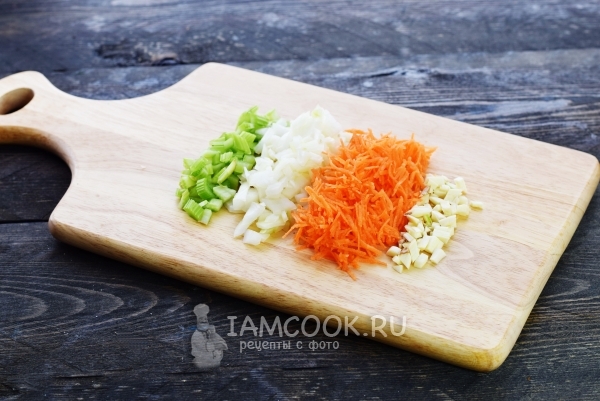 Измельчить овощи