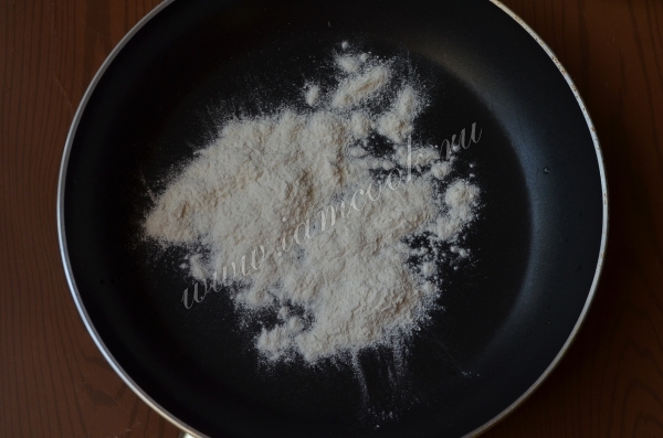 Обжарка муки