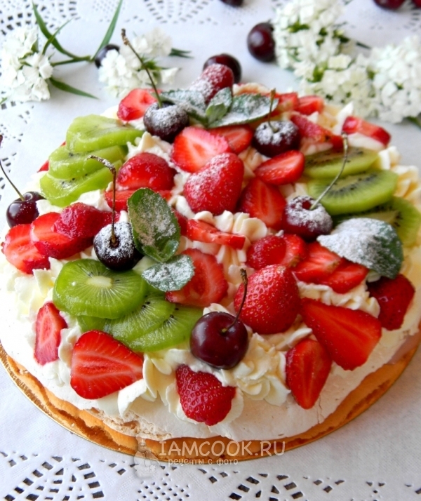 Фото торта «Павлова»