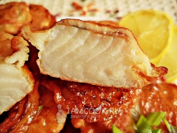 Готовый судак в кляре