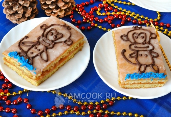 Рецепт бисквитных пирожных «Обезьянки»