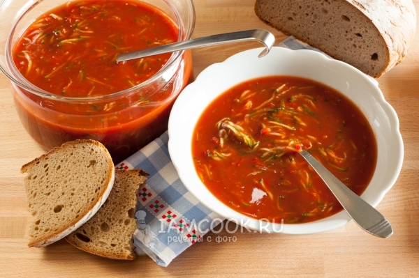 Фото супа из томатного сока