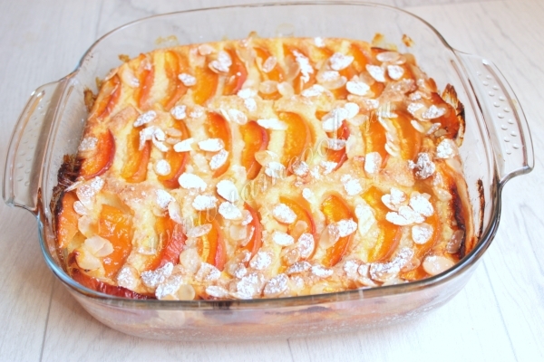 Манник с абрикосами, рецепт