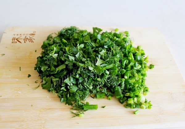 Зелень рубленная