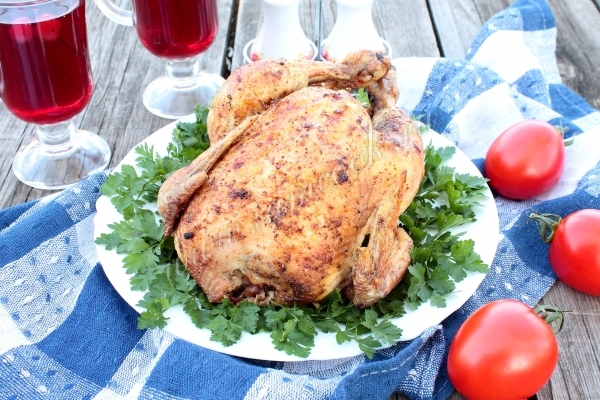 Рецепт курицы на чесноке