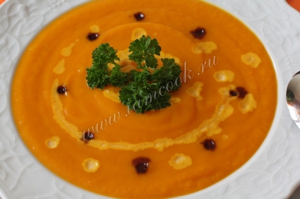 Суп кремовый из тыквы