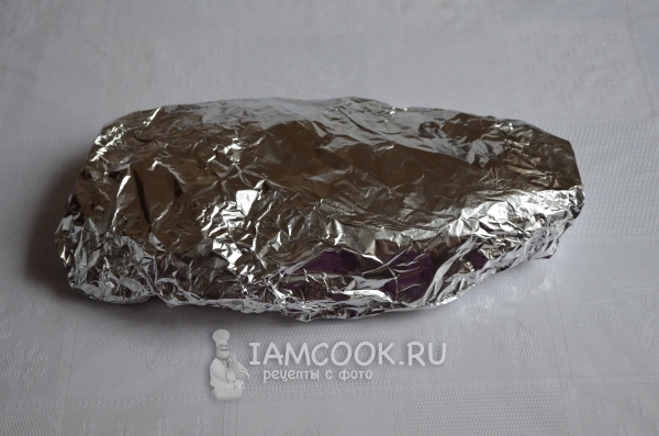 Запечь скумбрию в фольге