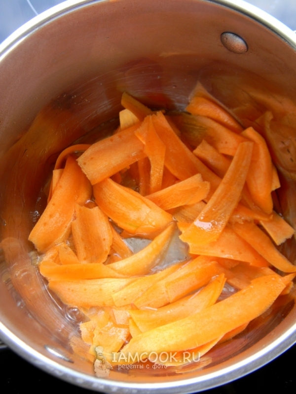 Сварить морковь в сиропе