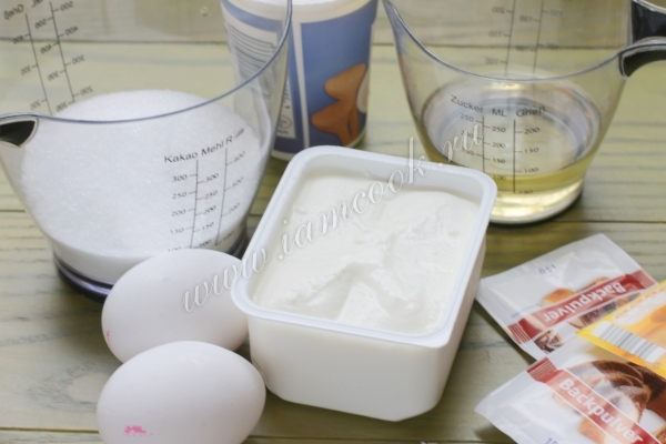 Ингредиенты для творожных пряников