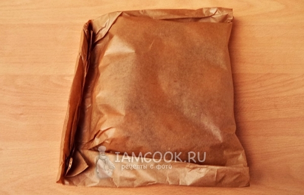 Завернуть картофель в пергамент
