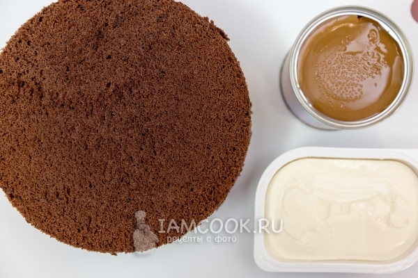 Ингредиенты для торта с вареной сгущенкой