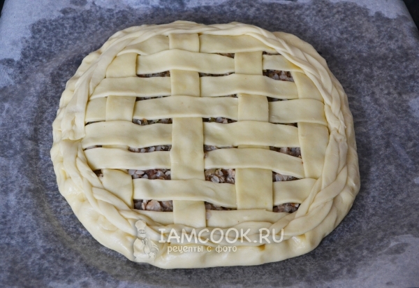 Украсить косичкой из теста