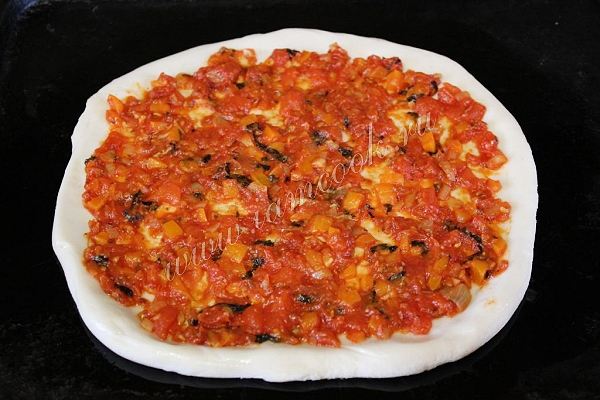 Лепёшка с овощами