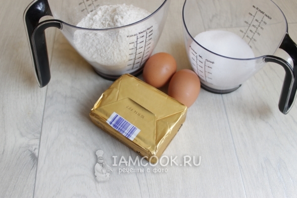 Ингредиенты для теста пирога «Бурёнка»