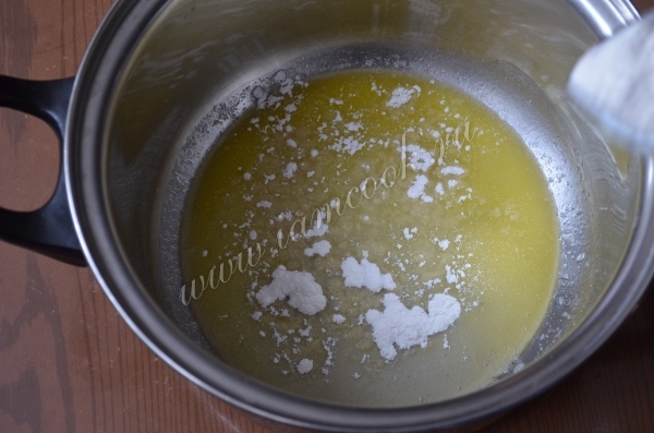 Сливочное масло с мукой