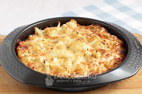 Рецепт цветной капусты с яйцом