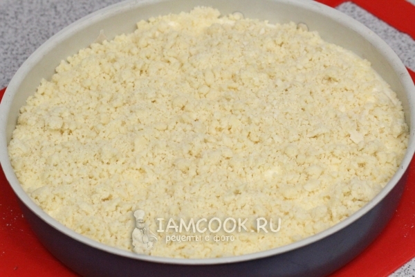 Верхний с слой крошки