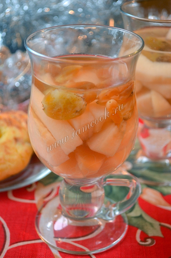 Рецепт компота из айвы