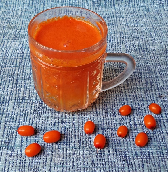 Рецепт сока из облепихи на зиму