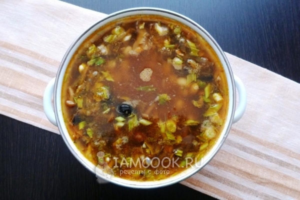 Рецепт сборной грибной солянки