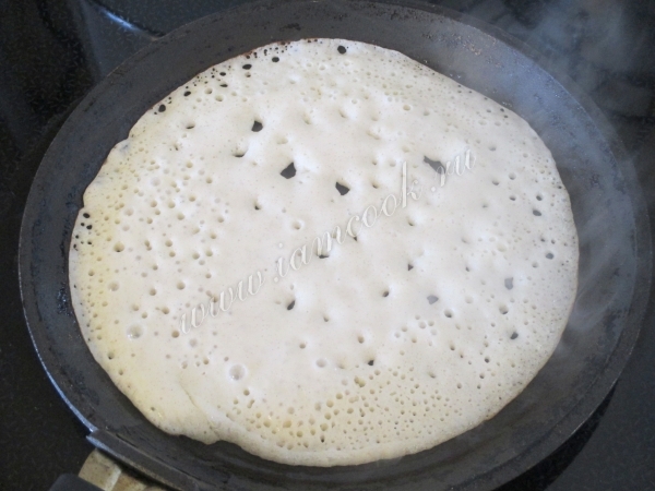 Жарим блины из ржаной муки