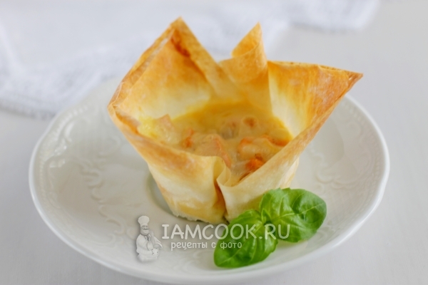 Мешочки из теста фило