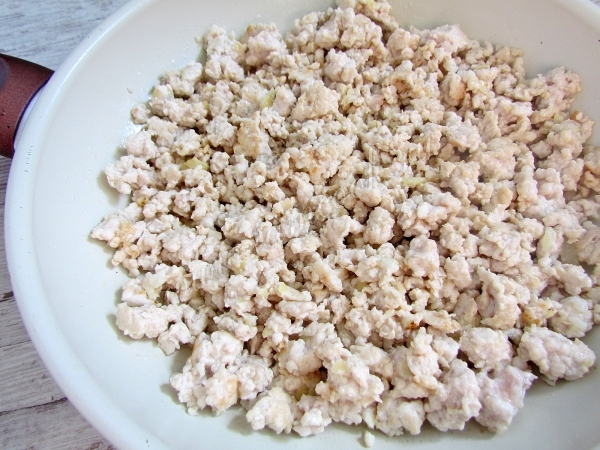 Потушить фарш