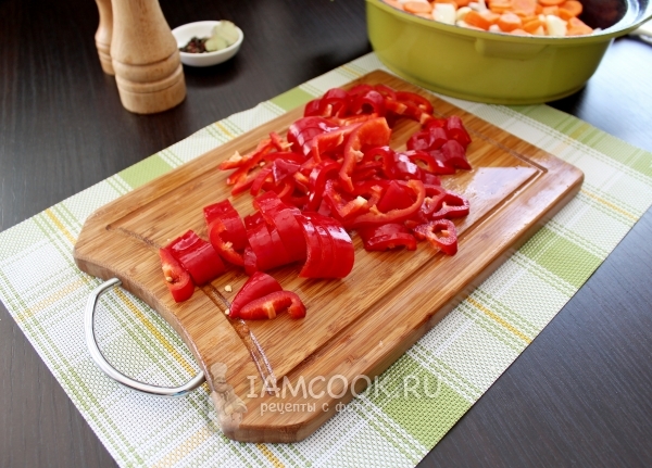 Порезать перец