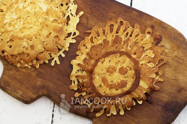 Ажурные блины на молоке