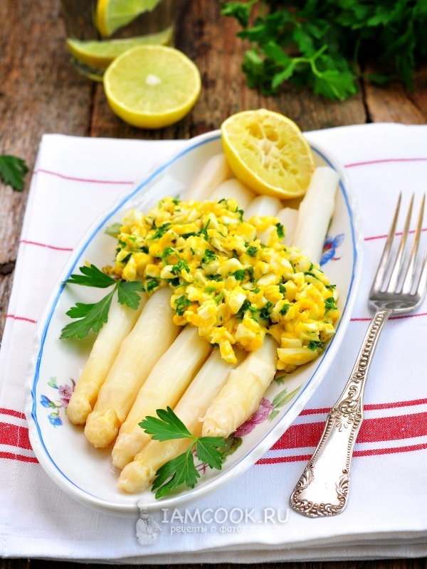 Рецепт спаржи по-фламандски