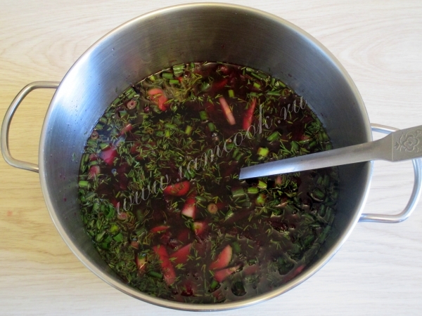 Готовим свекольник-борщ