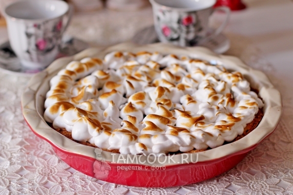 Рецепт тарта с итальянской меренгой