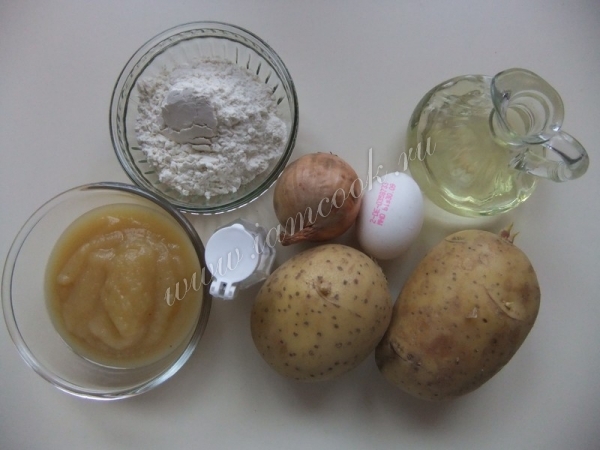 Ингредиенты для немецких драников