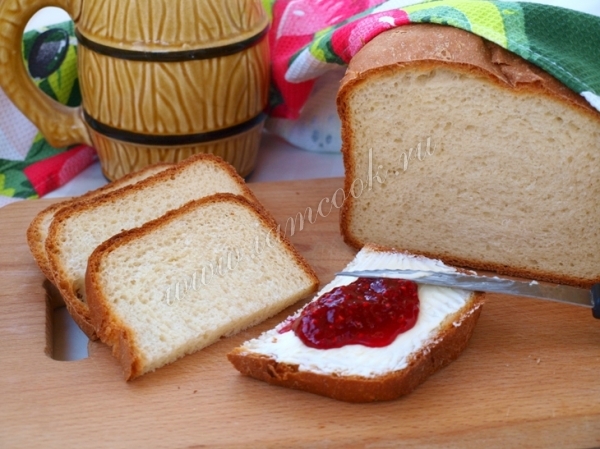 Как приготовить молочный хлеб в хлепобечи?