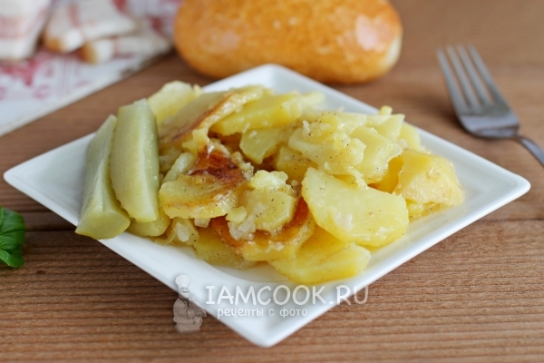 Рецепт жареного картофеля с майонезом в мультиварке