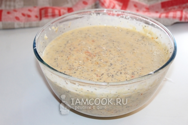 Тесто для панкейков с хурмой