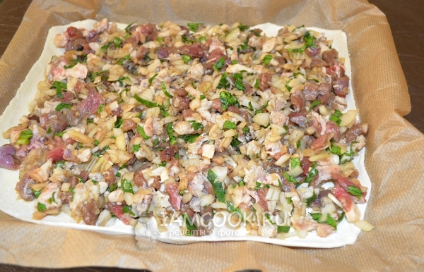 Начинка на тесте