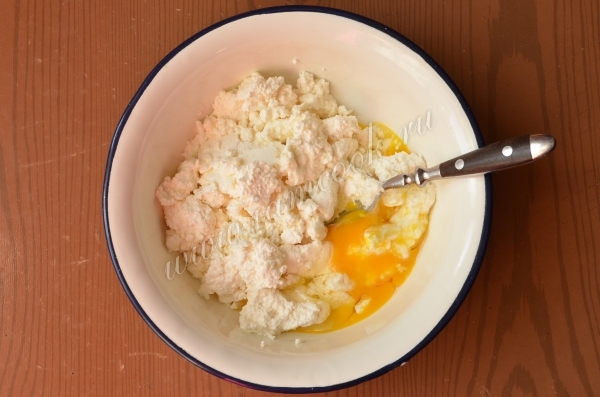 Творог с яйцом