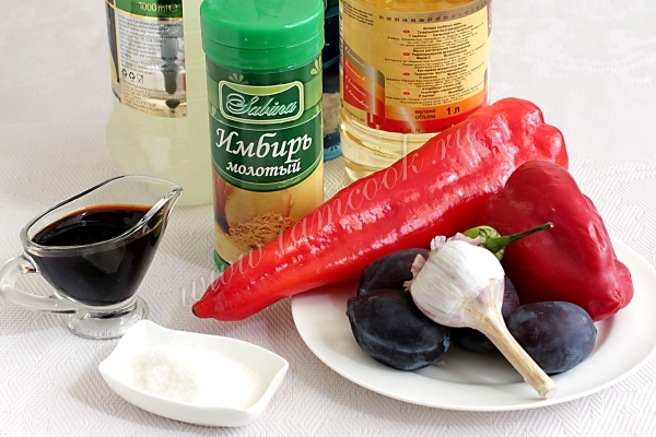 Ингредиенты для острого соуса